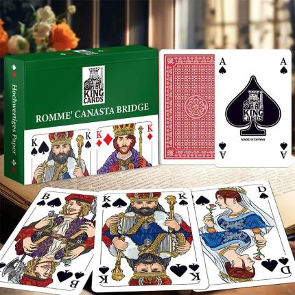 Conjunto de baralhos de cartas duplos do jogo de cartas Romme alem&#xE3;o