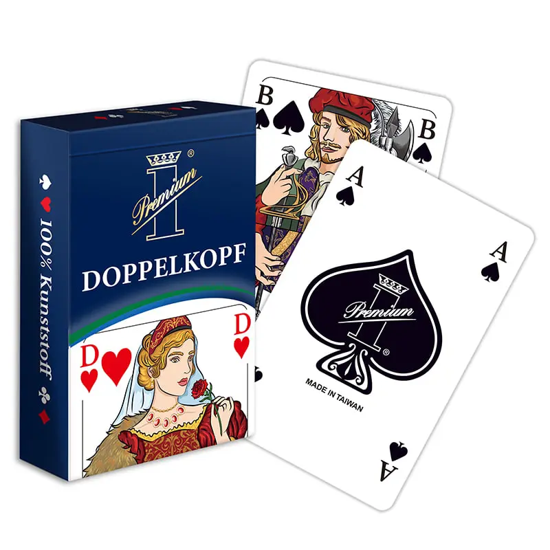 Premium Alman Kart Oyunu seti Doppelkopf Oyun Kartları