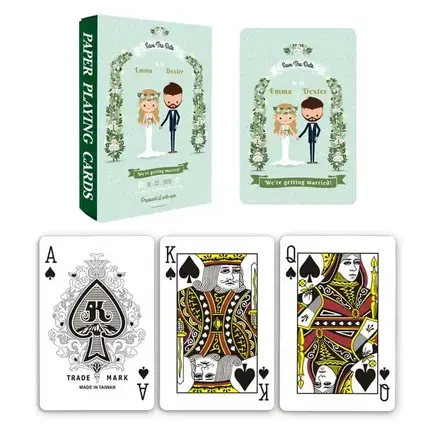 Carte da Gioco per Matrimonio - Carta - F