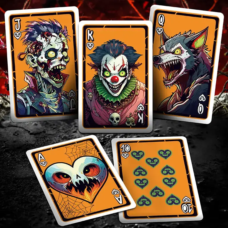 不気味なモンスターのハロウィントランプ、RBS310S117-A-986AX - Kuo