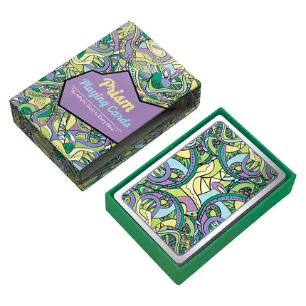 Schubladenbox f&#xFC;r Bridge-/Poker-Spielkarten (ohne Magnet, Band)