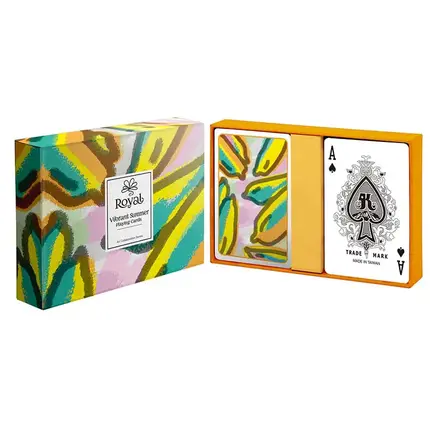 Schubladenbox f&#xFC;r 2 Bridge-Spielkartendecks (ohne Magnet und Band)