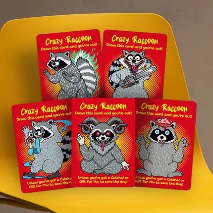 Crazy Raccoon Card Game
