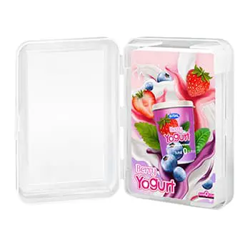 單副裝橋牌塑膠盒