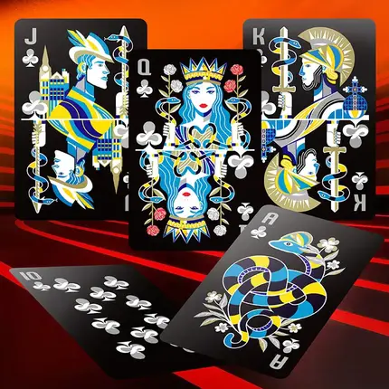 Cartas de Baralho Pretas do Ciclo da Serpente