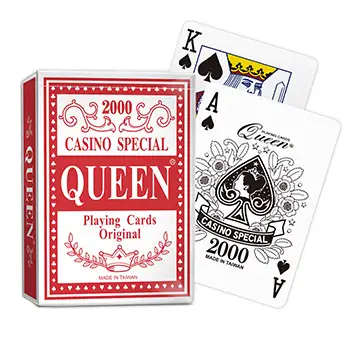 Queen 賭場專用撲克紙牌-兩角