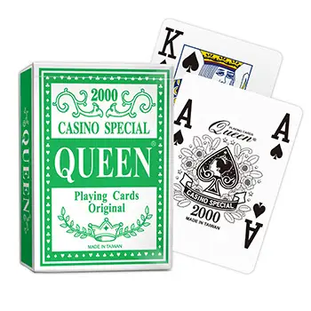 Queen 賭場專用撲克紙牌 - 大字體 Tech Art