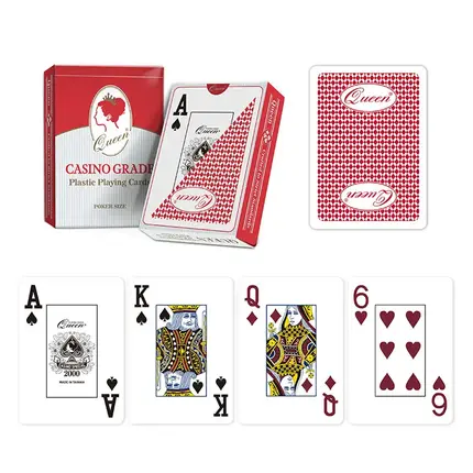 Queen Casino Plastic Playing Cards