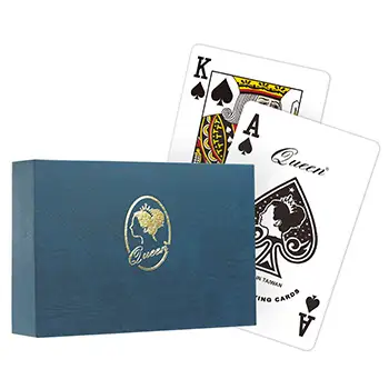 Queen 賭場專用雙副裝橋牌