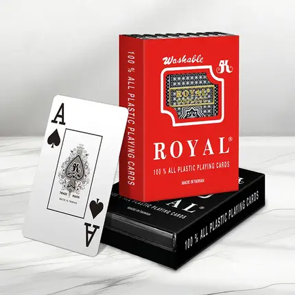 クラシックシリーズ ロイヤル プラスチック トランプ - ジャンボインデックス