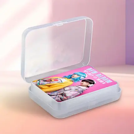 Baralho personalizado - Papel de 310 g/m² em caixa plástica tamanho pôquer P107 - Álbum do artista