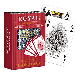 Modern Series ROYAL Plastic Playing Cards - 4 Corner Index