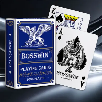 بطاقات لعب بلاستيكية عالية الجودة من كازينو BOSSWIN - مؤشر قياسي