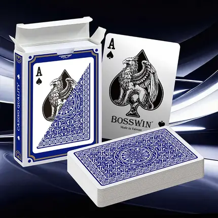 بطاقات لعب بلاستيكية عالية الجودة من كازينو BOSSWIN - مؤشر قياسي