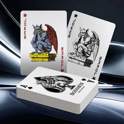 بطاقات لعب بلاستيكية عالية الجودة من كازينو BOSSWIN - مؤشر قياسي