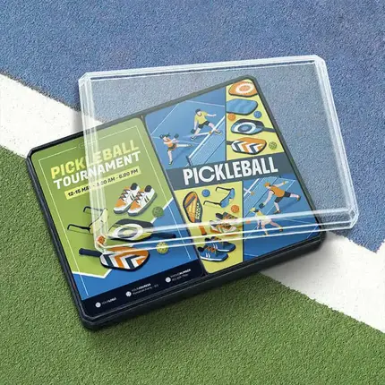 Cartas de póker de plástico personalizadas (con caja de plástico D205 Bridge de doble baraja) - Artículos deportivos o regalos para torneos