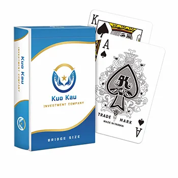 Jeu de cartes en plastique personnalisé, présenté dans un étui individuel - Cadeau d'entreprise ou article promotionnel