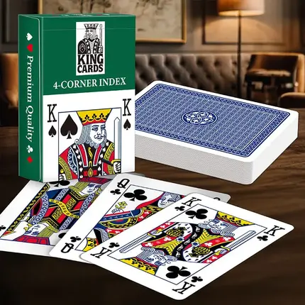 KING CARDS Premium Kağıt Oyun Kartları - Standart İndeks