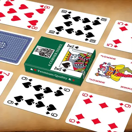 KING CARDS Premium Kağıt Oyun Kartları - Standart İndeks