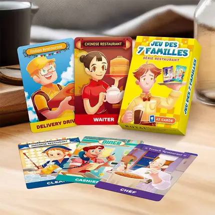 Classic Family Card Game The 7 Families (Jeu des 7 Familles ...