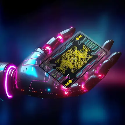 Cyber Steed Transparent Playing Cards