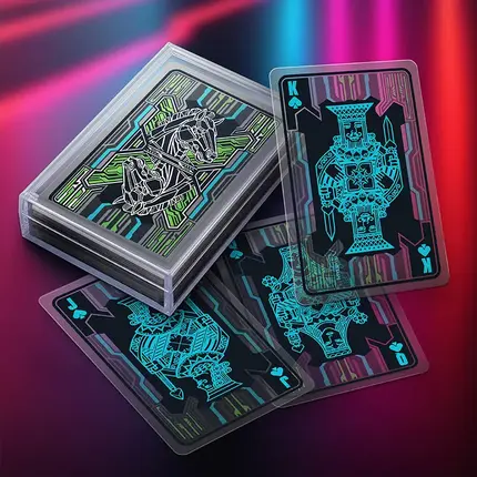 Cyber Steed Transparent Playing Cards