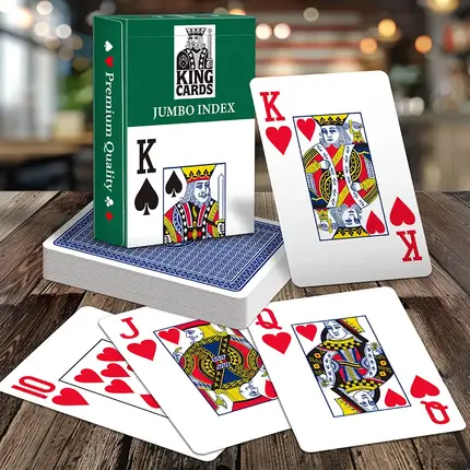 Carte da gioco KING CARDS Premium in carta - Indice Jumbo