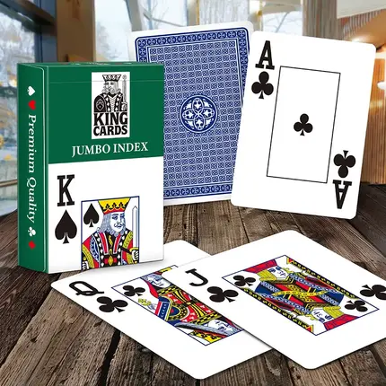 Carte da gioco KING CARDS Premium in carta - Indice Jumbo