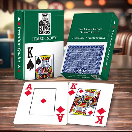 Carte da gioco KING CARDS Premium in carta - Indice Jumbo