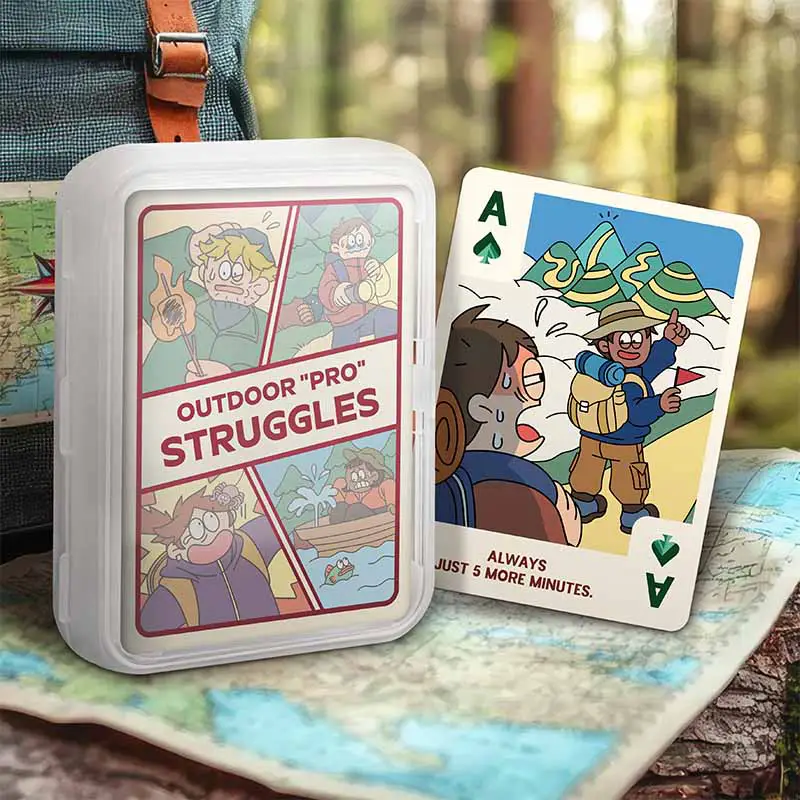 Outdoor "Pro" Struggles Playing Cards