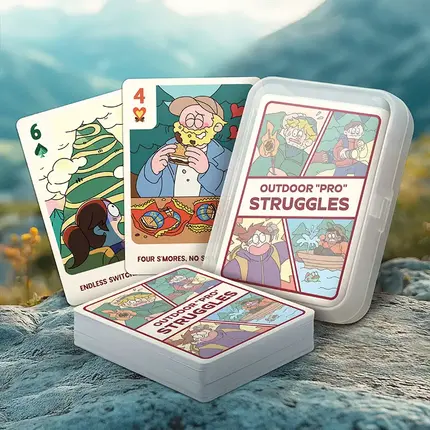 Outdoor "Pro" Struggles Playing Cards