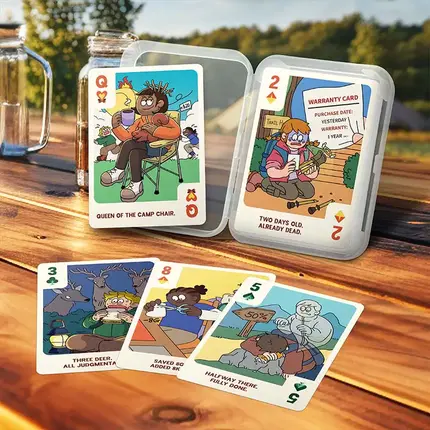 Outdoor "Pro" Struggles Playing Cards
