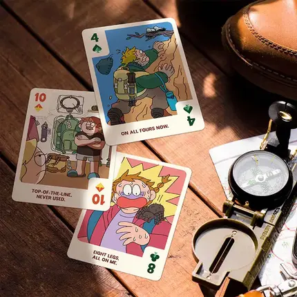 Outdoor "Pro" Struggles Playing Cards