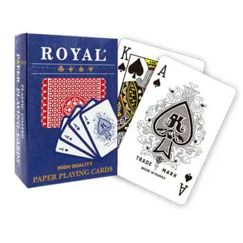 Royal Paper Playing Cards - Índice estándar