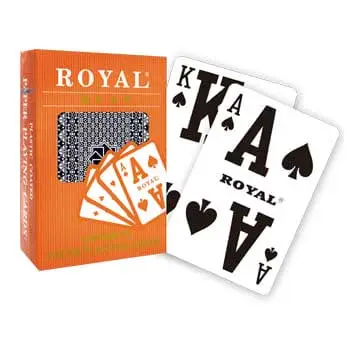 Royal Paper Playing Cards - Índice de baja visión