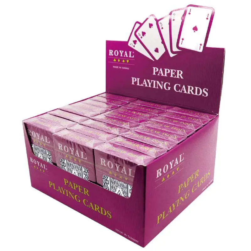 Royal Paper Playing Cards - French Index