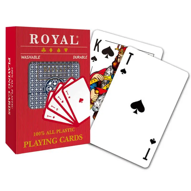 Royal Plastic Playing Cards Russian Index