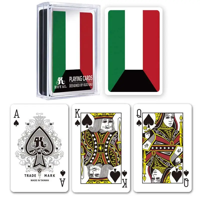 National Flag Playing Cards - Kuwait