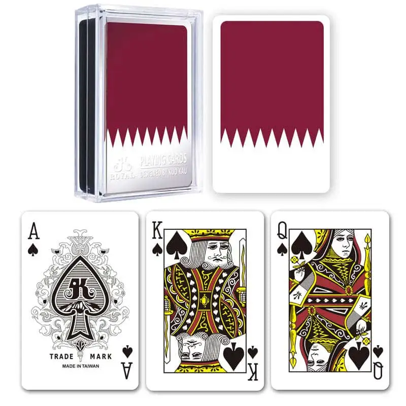 National Flag Playing Cards - Qatar