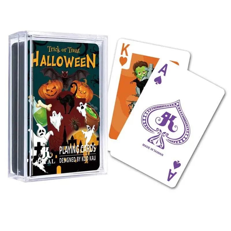 Colorful Halloween Playing Cards