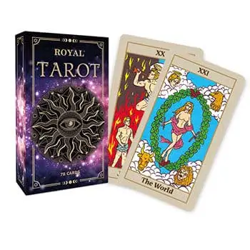 Royal Tarot Cards - Mid size English Version