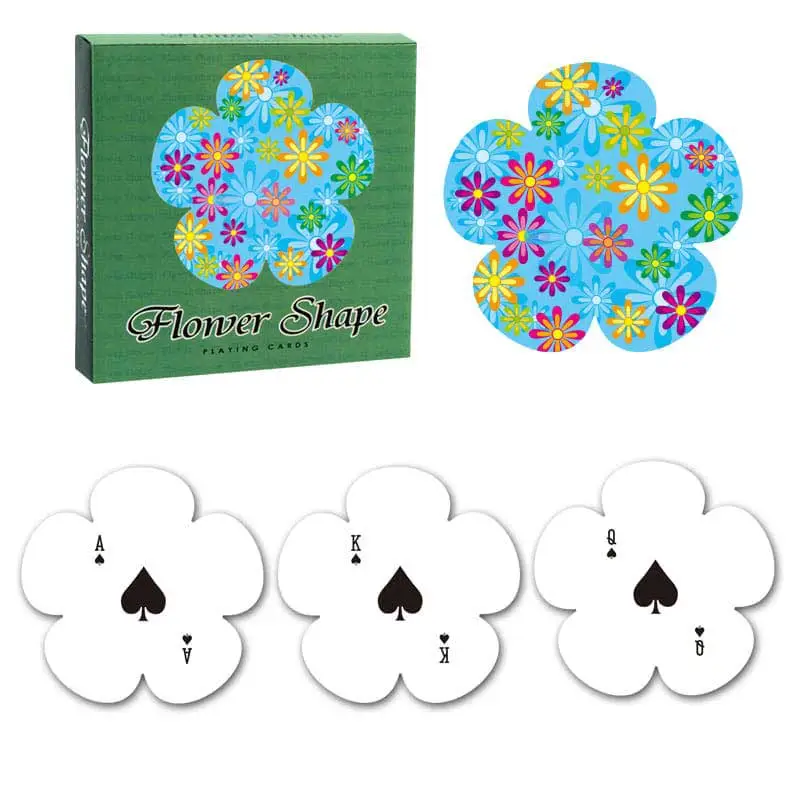 Flower Shape Playing Cards