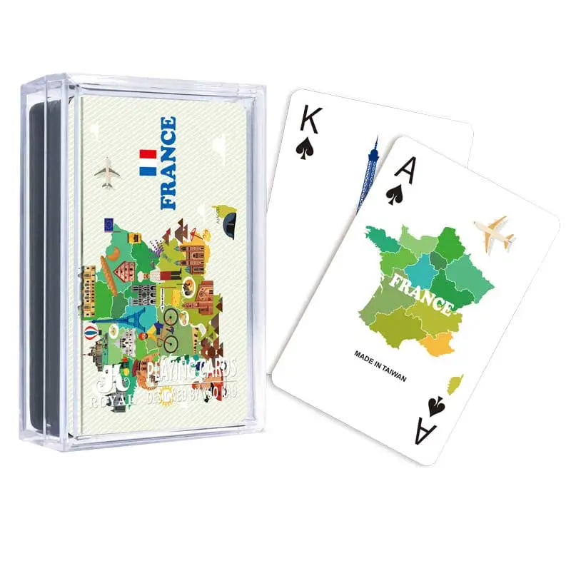 Map Playing Cards - France