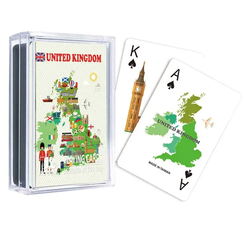 Map Playing Cards - United Kingdom