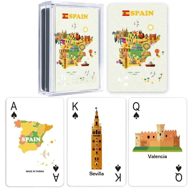 Map Playing Cards - Spain