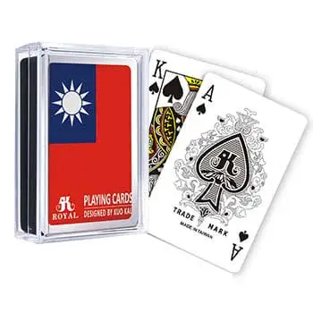 Cartas de jogar da bandeira nacional - Taiwan