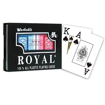 Royal Plastic Spielkarten Jumbo Index / Doppeldecks