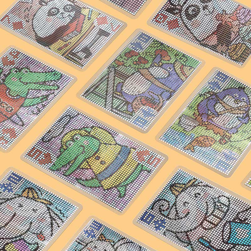 Animal School Transparent Playing Cards - Elephant Danny