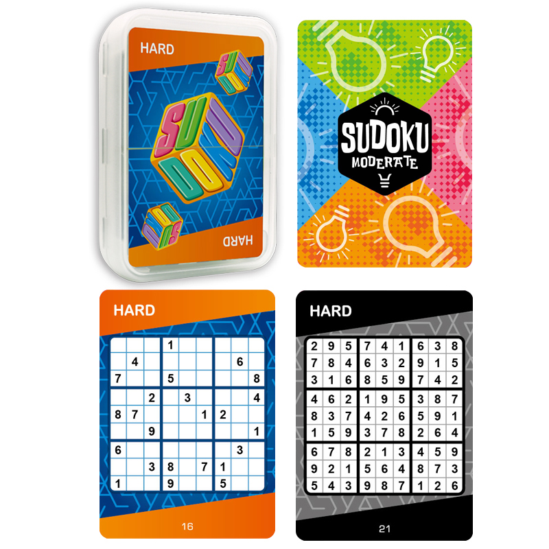 Sudoku playing cards - Level hard