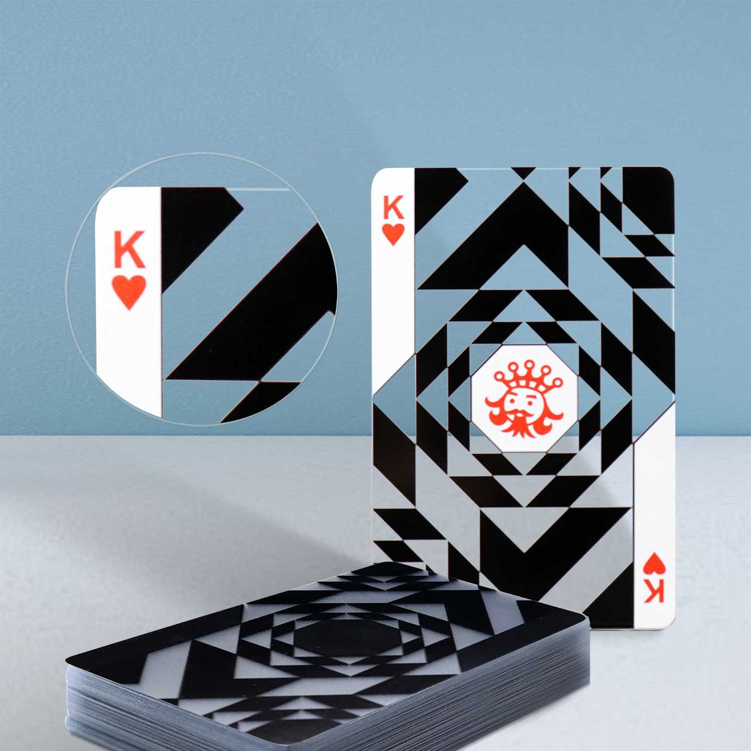 Transparent Playing Cards - Geometric Series (Circle & Line)
